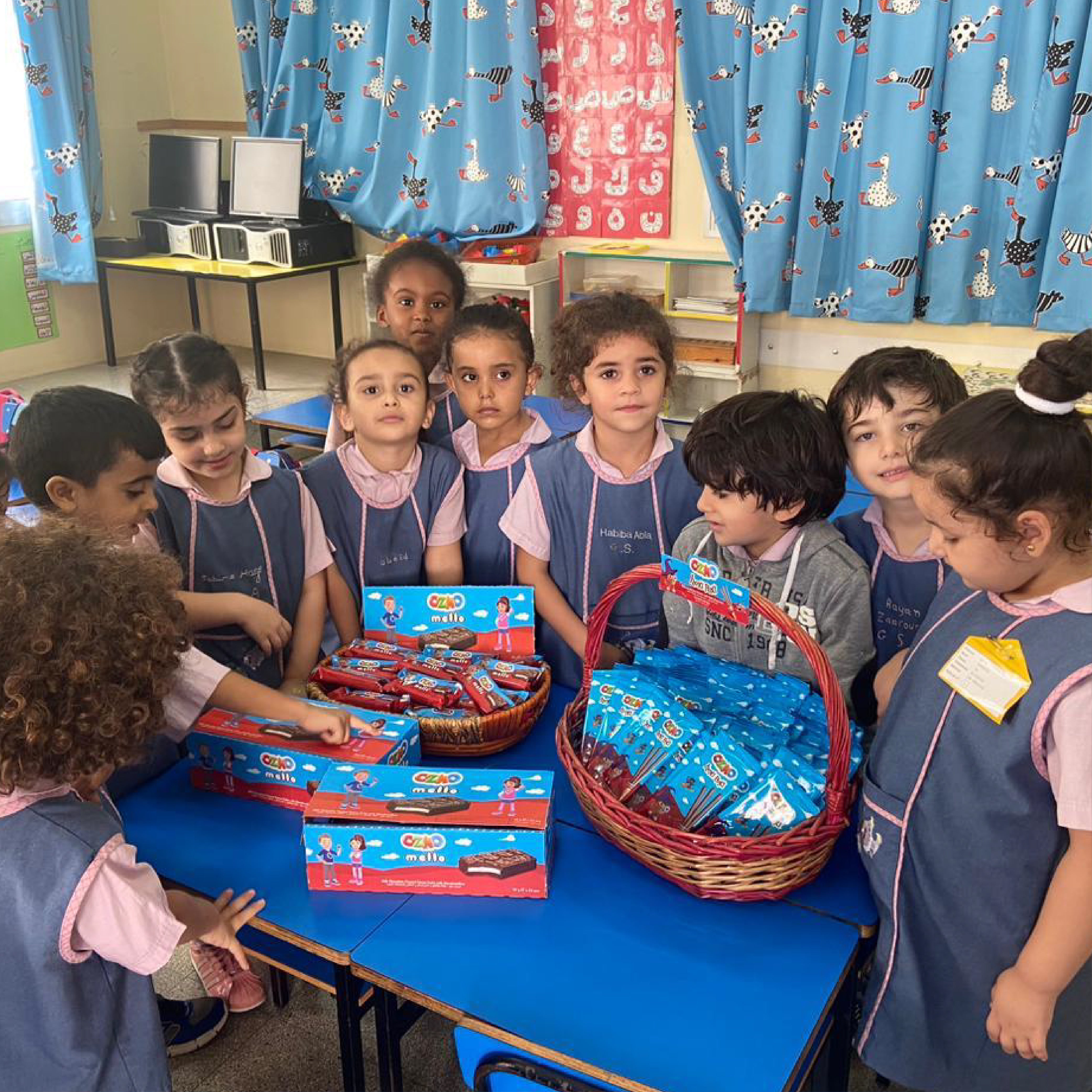 School visits by OZMO, organized by Mtanos Trading, in collaboration with “Sarit 6” Aghani Aghani: