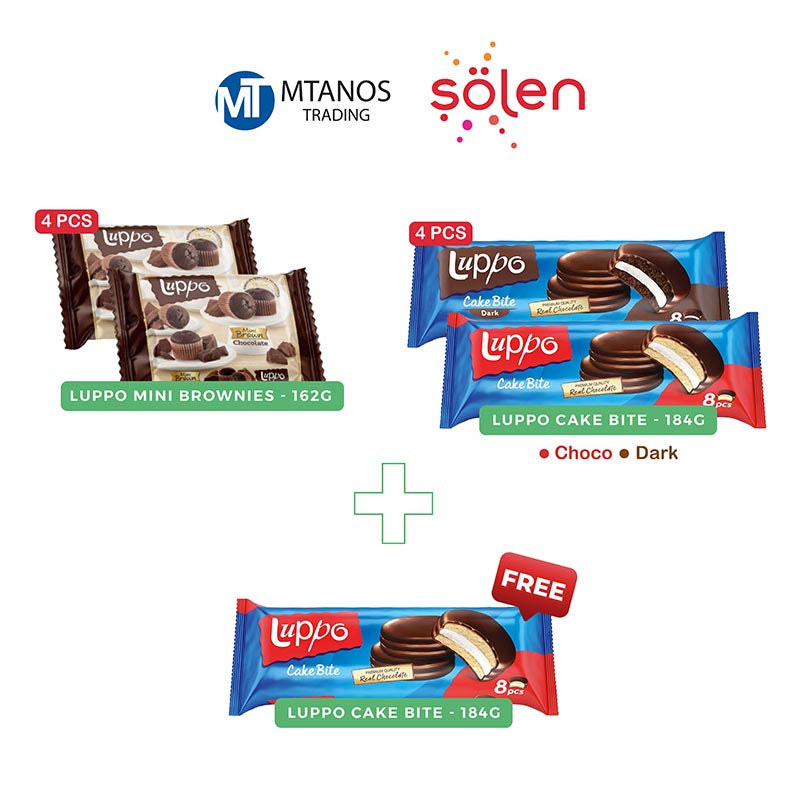 Solen Luppo Cake Bite + Luppo Mini Brownies