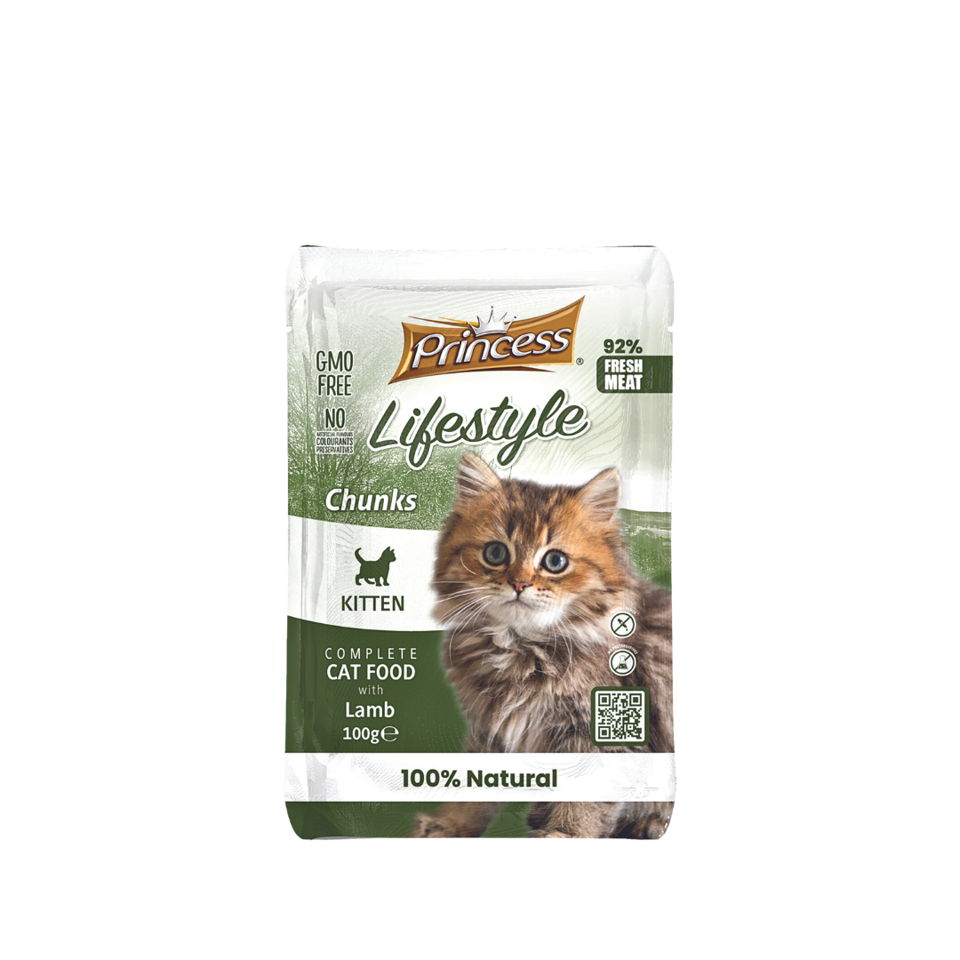 PRINCESS Lifestyle Lamb Chunks For Kittens