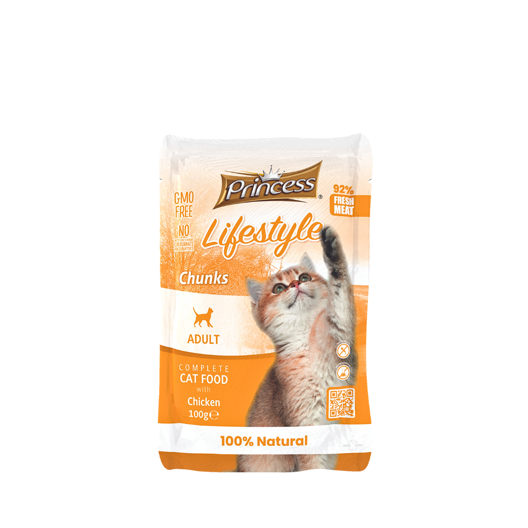 PRINCESS Lifestyle Chicken Chunks For Cats
