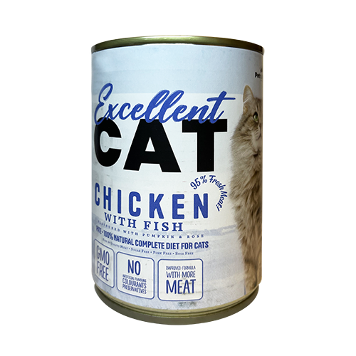 EXCELLENT Cat Paté Chicken with Fish