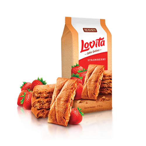 LOVITA cake cookies Strawberry