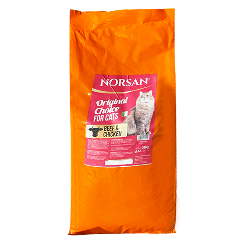 NORSAN Cat Dry Food Beef and Chicken