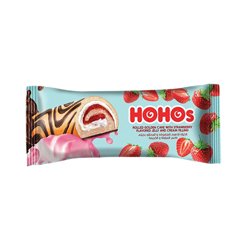 HOHOS Cake with Cream and strawberry