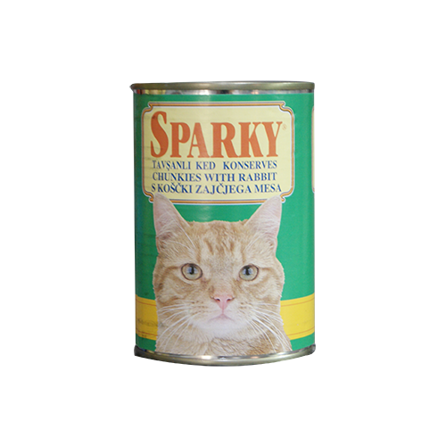 SPARKY Cat wet food Chunks for all adult breeds (45g)