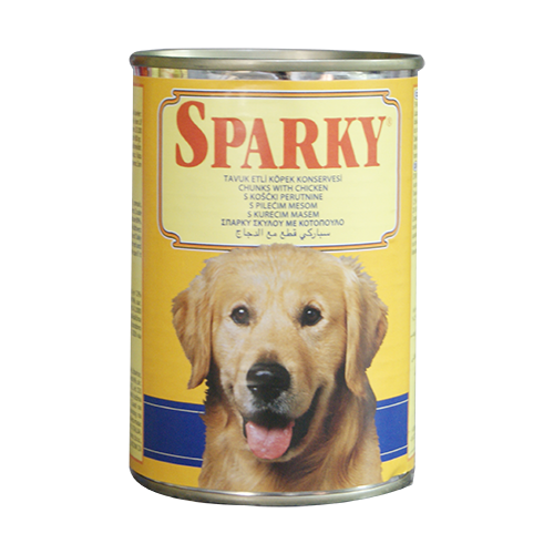 SPARKY Dog wet food Chunks for all breeds adult dogs