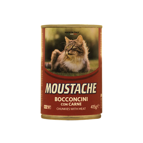 MOUSTACHE Chunkies with Meat for cats