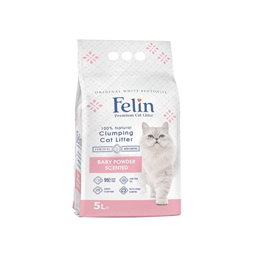 FELIN Cat Litter Baby Powder Scented