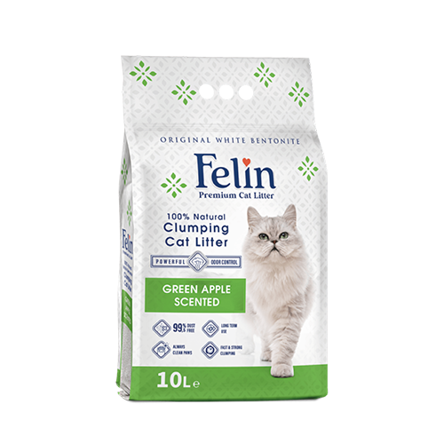 FELIN Cat Litter Green Apple Scented