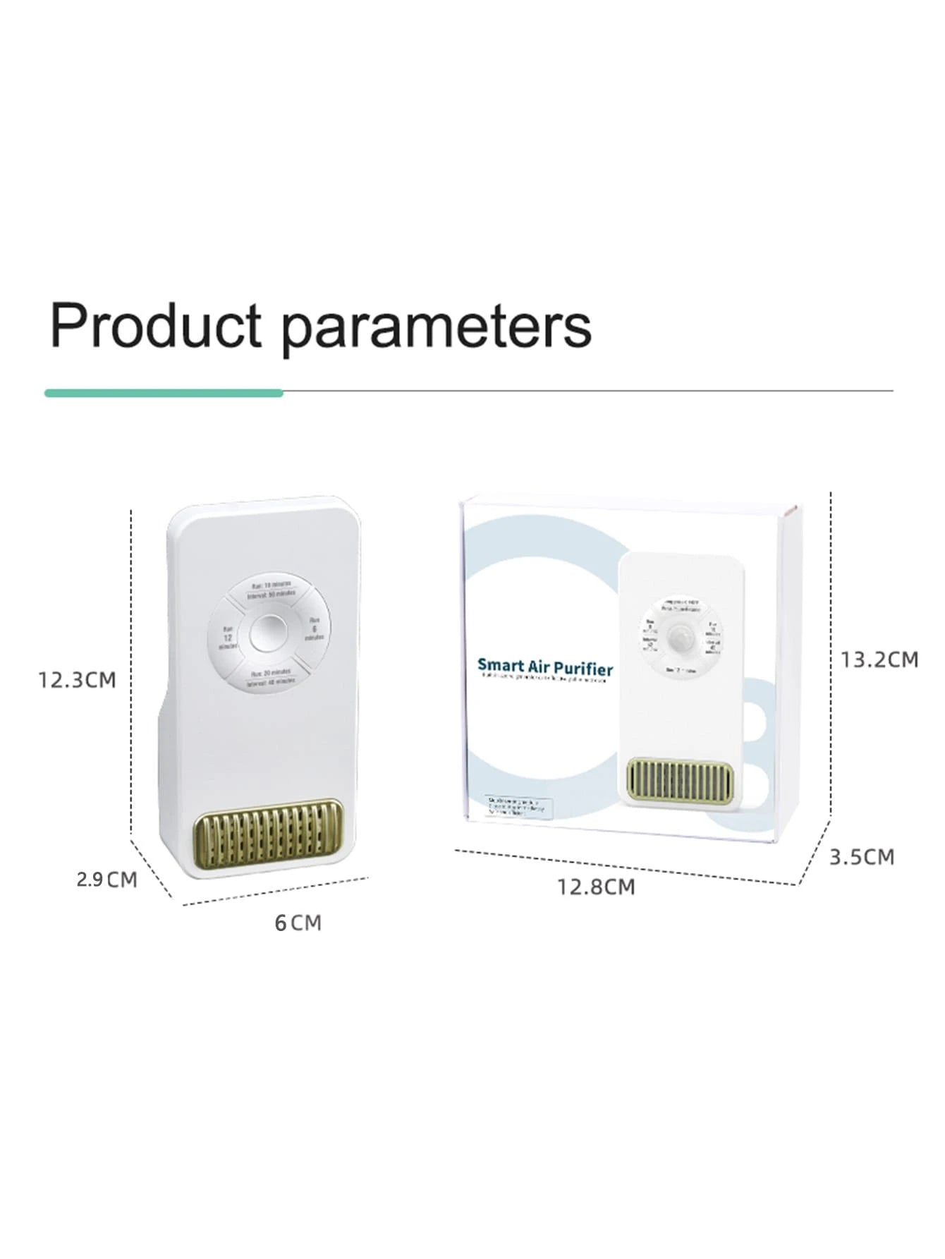 Smart Odor Eliminator Air Purifier | Portable Mini Air Cleaner