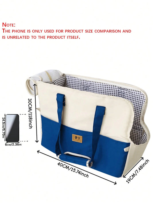 Crossbody Pet Carrier Bag | Portable Dog & Cat Sling Backpack for Travel