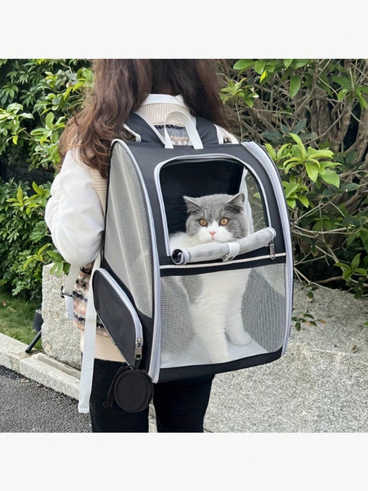 Pet Travel Backpack | Large Capacity Carrier for Cats & Dogs
