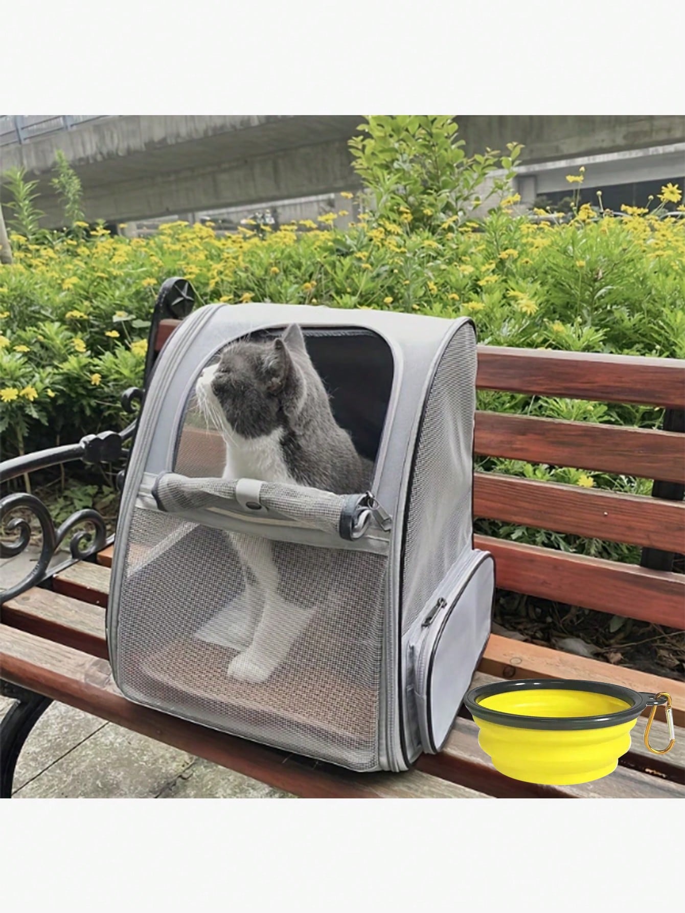 Pet Travel Backpack | Large Capacity Carrier for Cats & Dogs