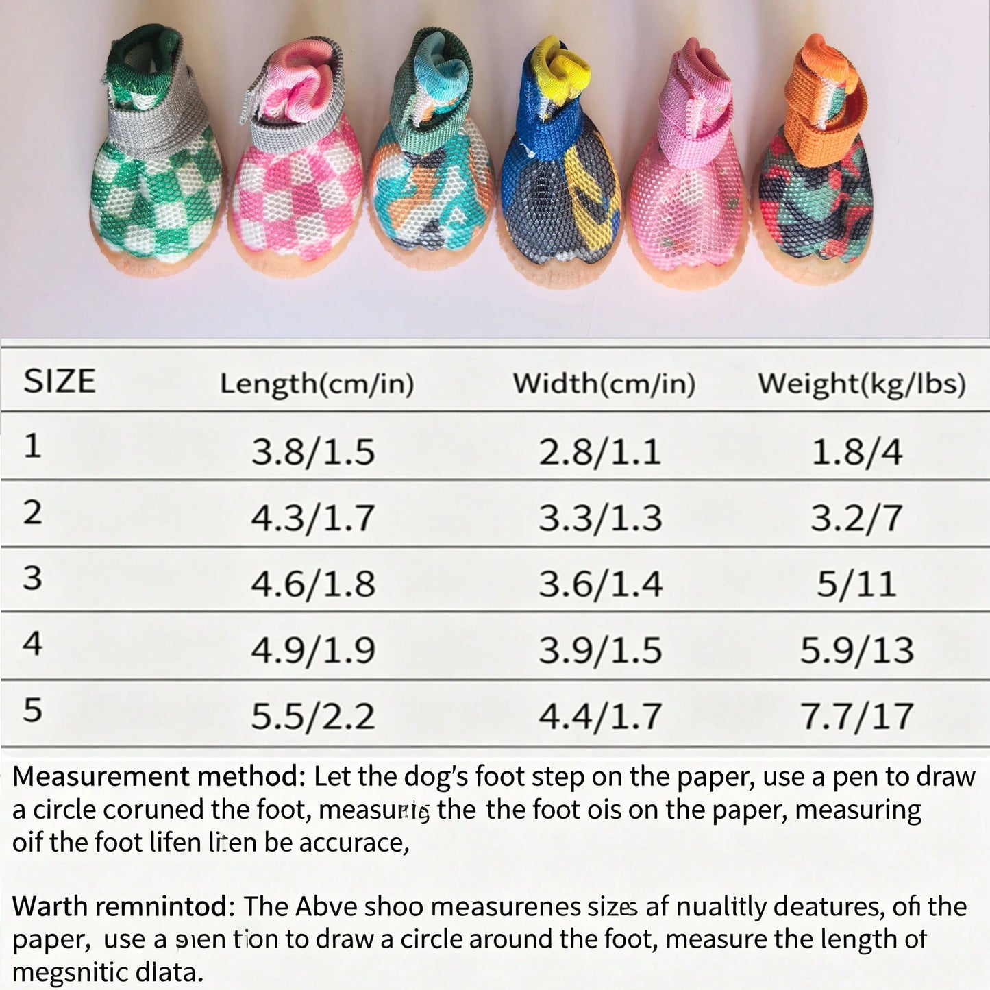 Breathable Mesh Dog Shoes | Non-Slip Summer Boots for Small Dogs (set of 4)