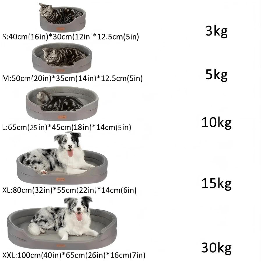 Washable Half-Enclosed Pet Bed – All-Season Cat & Dog Bed