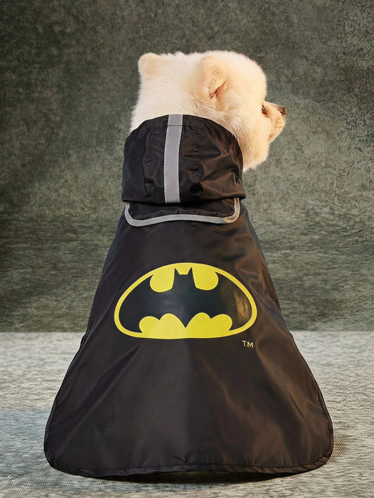 Batman x PETSIN Dog Raincoat – Waterproof Full-Body Rain Jacket for Dogs & Cats