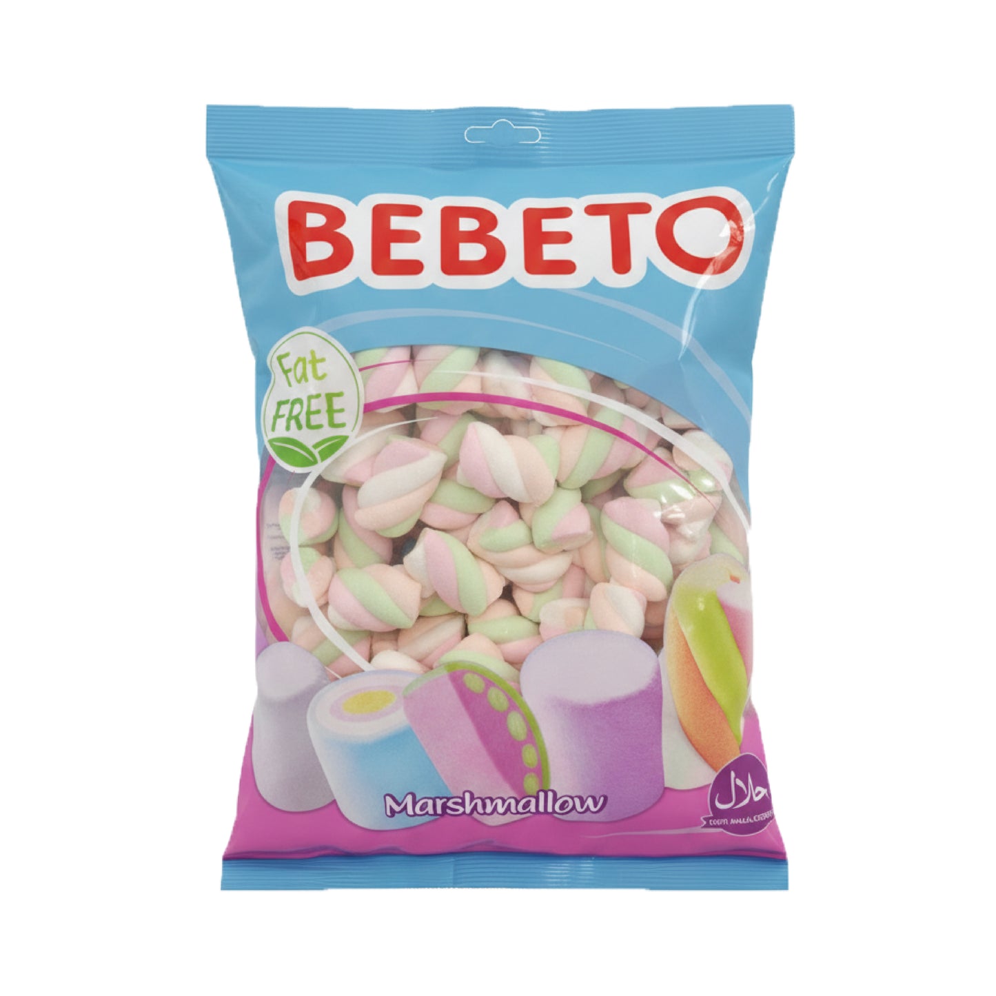 BEBETO Fat Free Pastel Twist Marshmallows