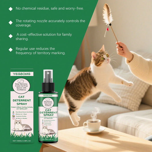 Cat Repellent Spray – Furniture Protection & Behavior Training