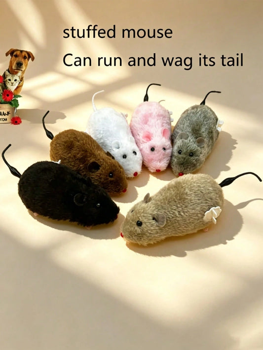 Clockwork Mouse Cat Toy | Wind-Up Interactive Toys for Cats