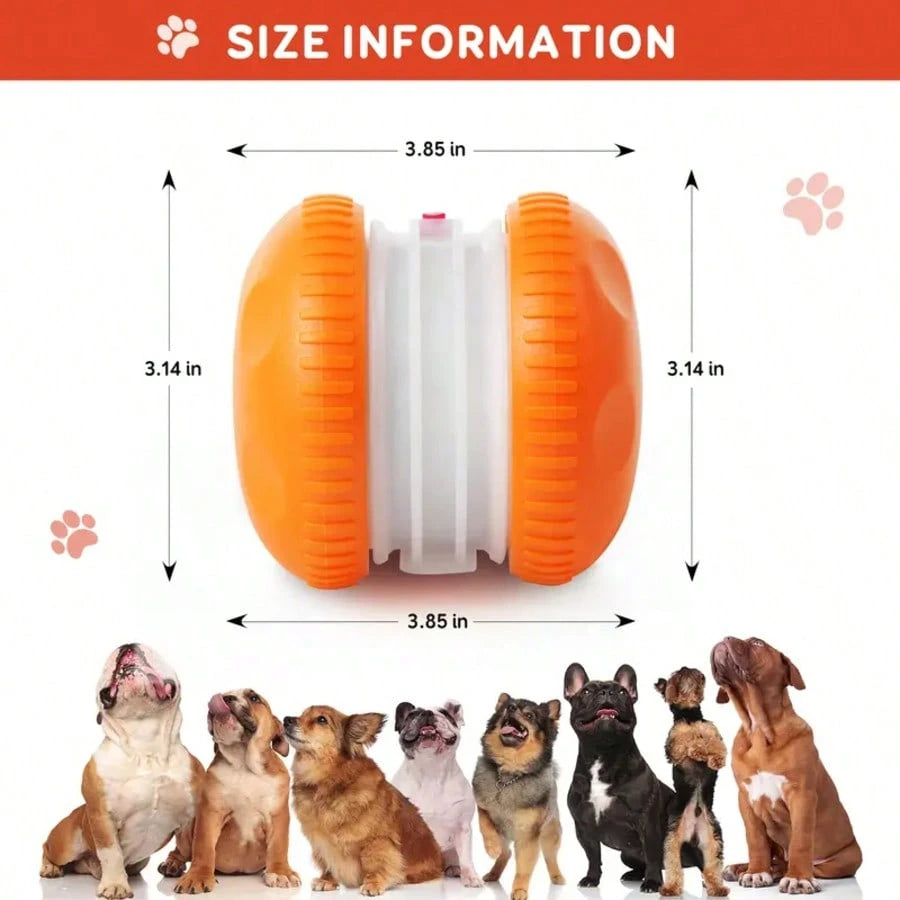 Interactive Automatic Dog Ball – Electric Rolling Toy (Without Leash)