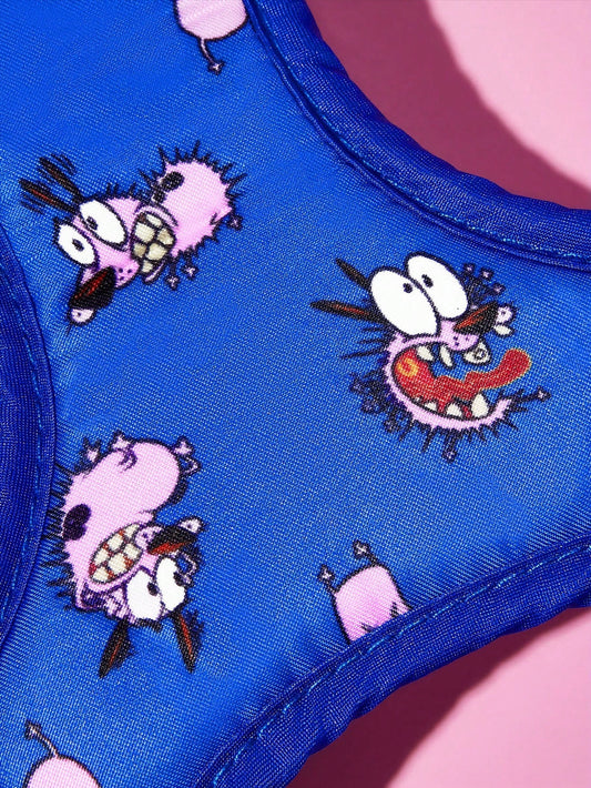 Courage the Cowardly Dog Pet Harness – Cartoon Cat & Dog Walking Gear