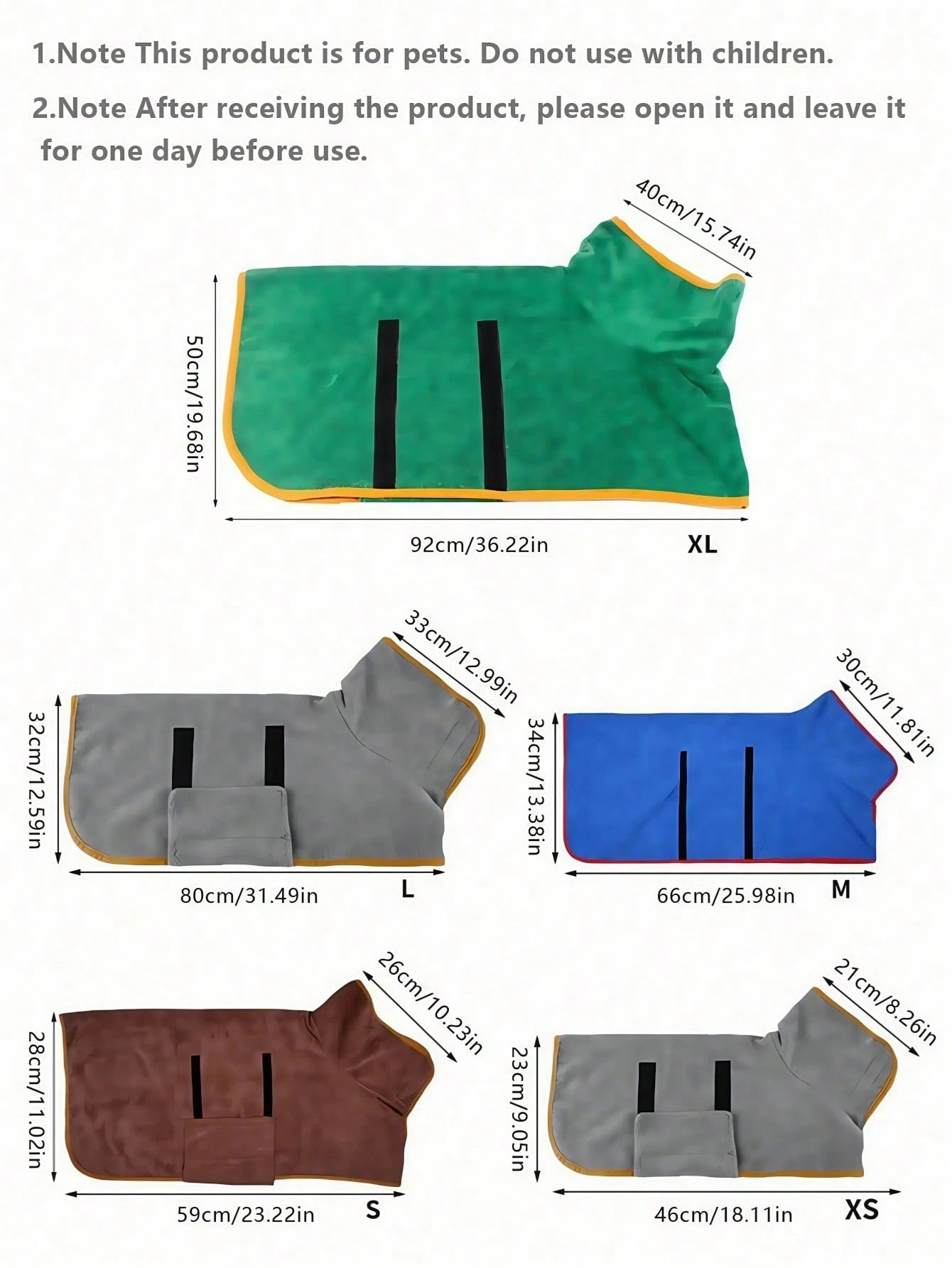 Quick-Dry Dog Bathrobe | Absorbent Pet Towel for Dogs & Cats