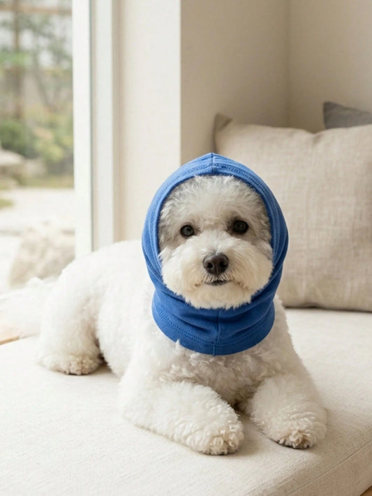 Pet Head Cover for Small & Medium Dogs – Breathable Anti-Bite Headwear