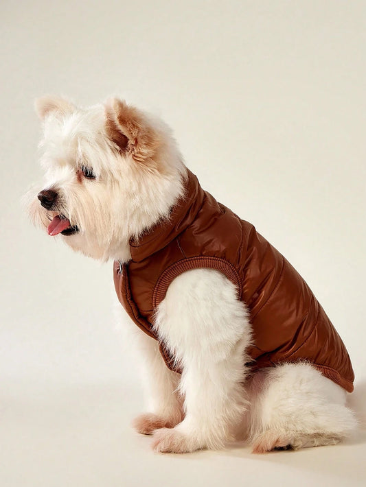 PETSIN Winter Dog Coat – Warm Thermal-Lined Windproof Jacket for Large Dogs