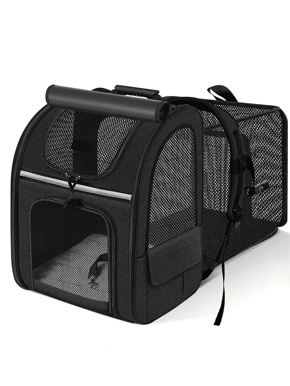 Expandable Pet Carrier Backpack with Sunshade | Cat & Dog Travel Bag