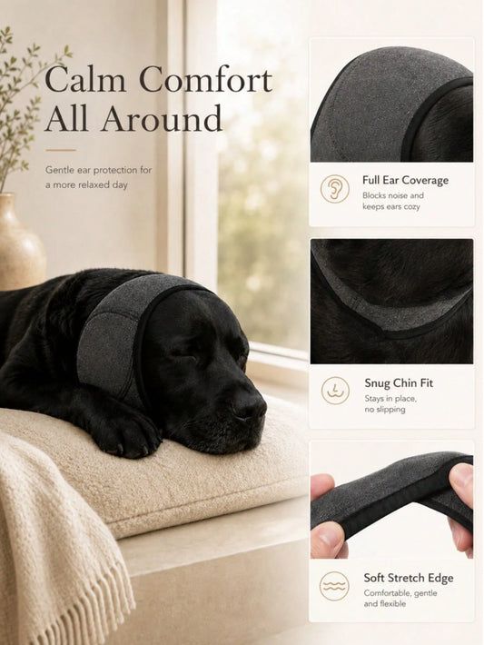 Dog Noise-Reducing Ear Muffs – Calming Ear Cover for Dogs