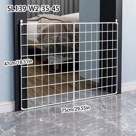 Pet Safety Fence Gate – No-Drill Indoor Dog & Cat Barrier