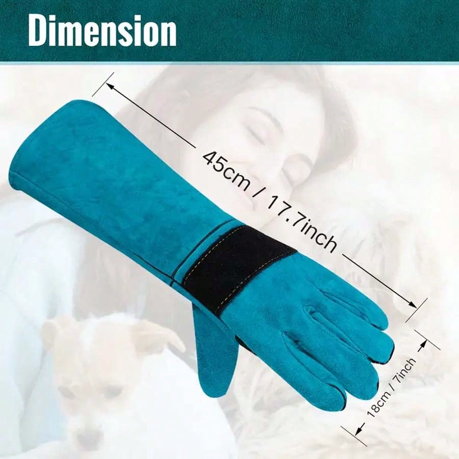 Bite & Scratch Resistant Animal Handling Gloves | Heavy-Duty Protective Gloves