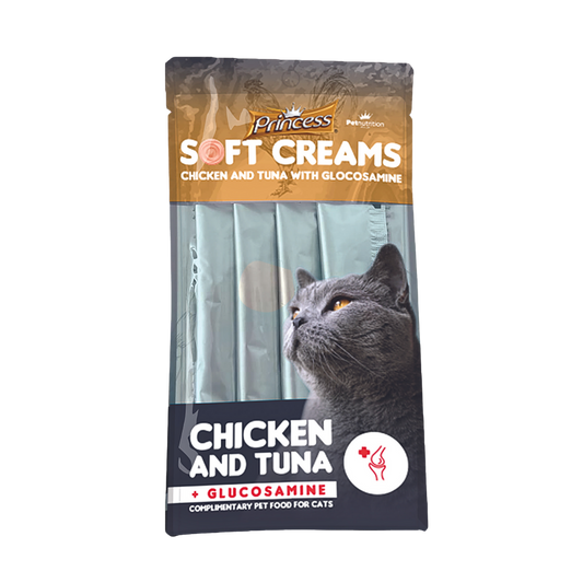 PRINCESS Soft Creams Tuna for Cats with Prebiotic (84g)