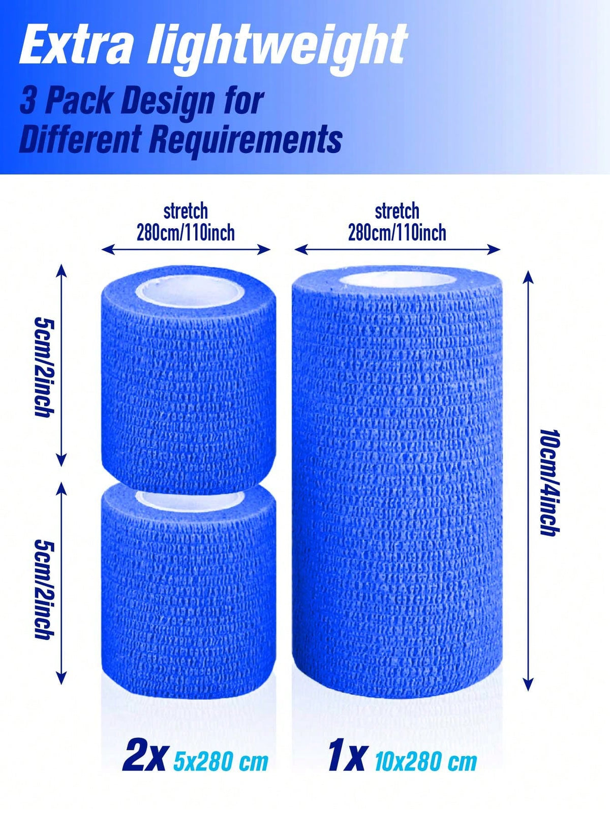 Self-Adhesive Elastic Bandage Wraps – Pet & First Aid Supplies