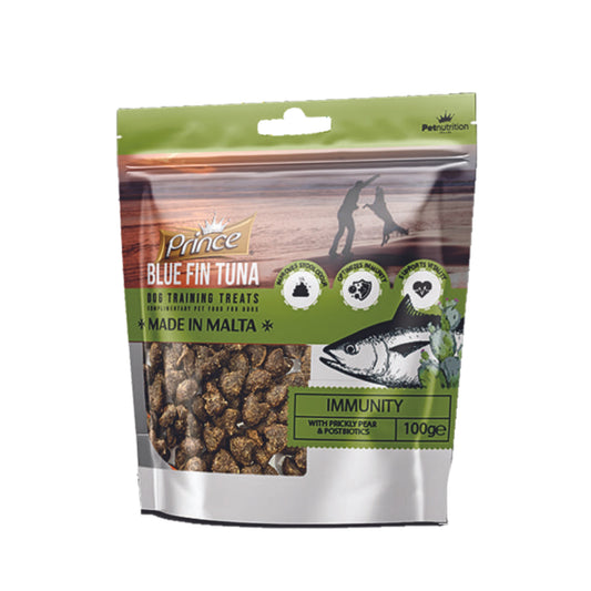 PRINCE Blue Fin Tuna Training Treats for Dogs With Omega 3 and 6 (100g)