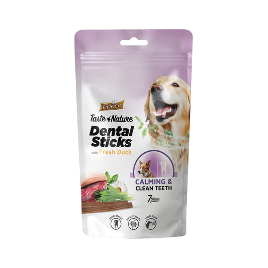 PRINCE Dental Sticks for Dogs Fresh Breath & Gum Health (7 sticks)