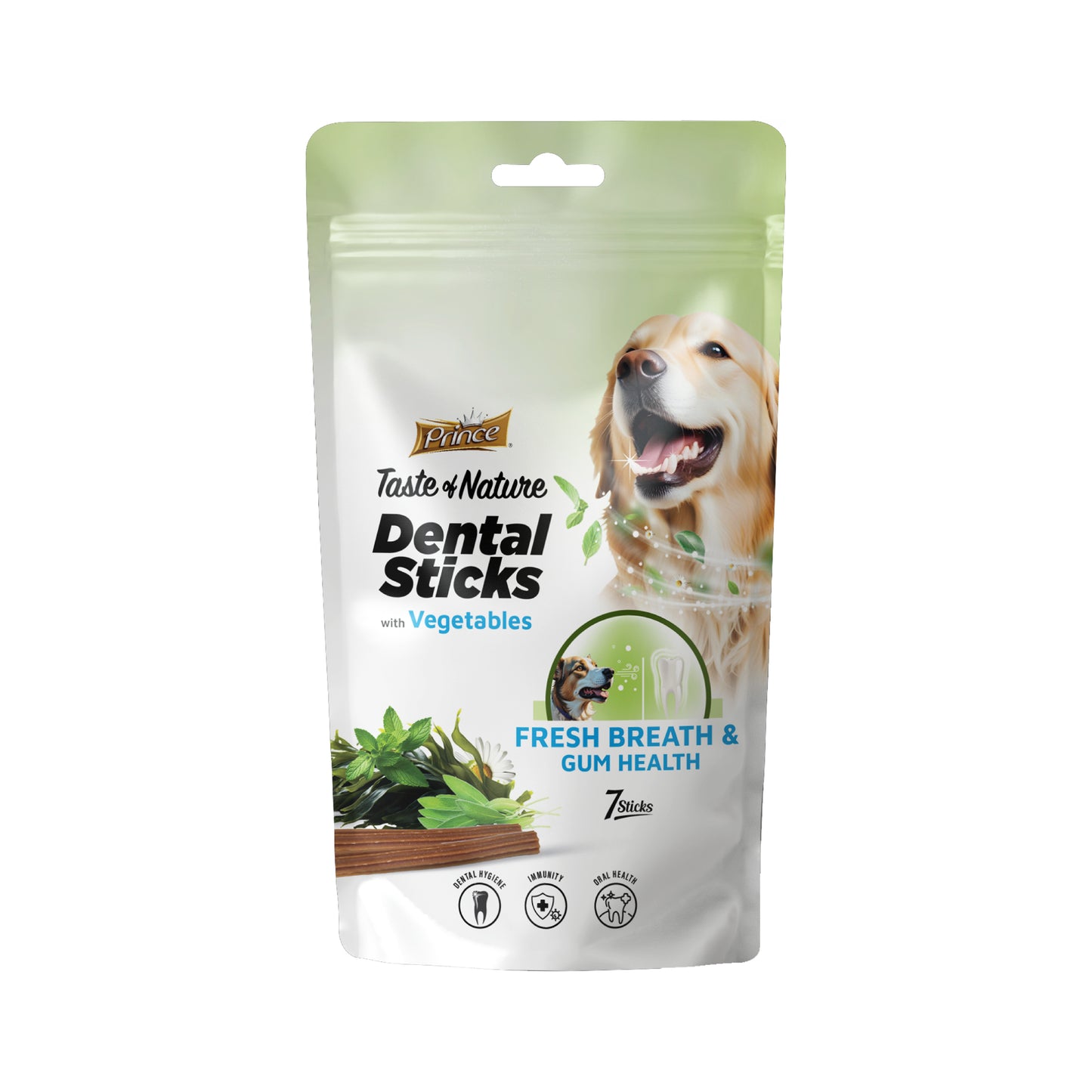 PRINCE Dental Sticks with Seaweed and Spirulina