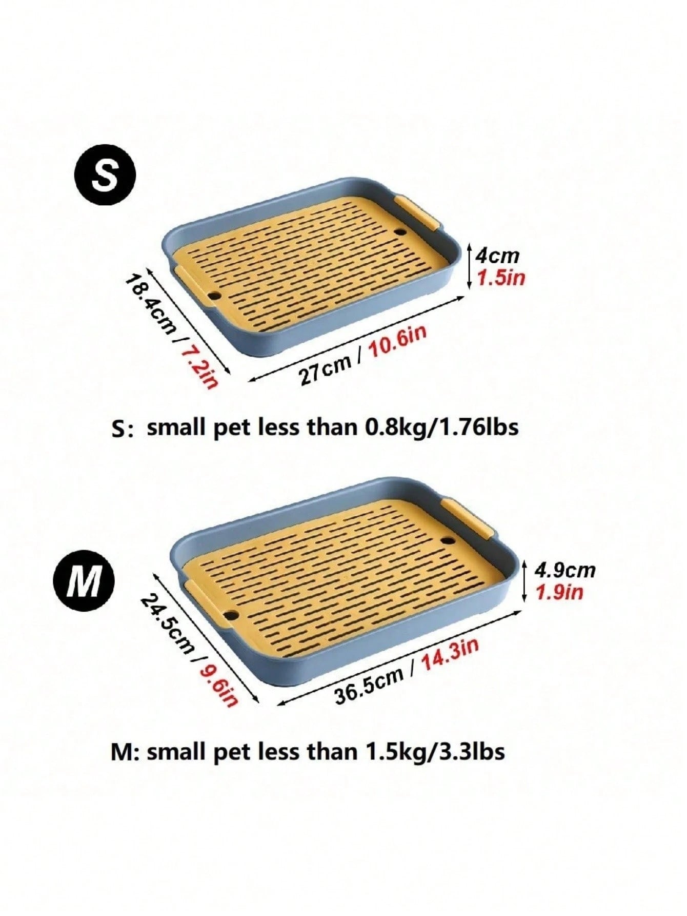 Double-Layer Pet Litter Box | Removable Pet Toilet