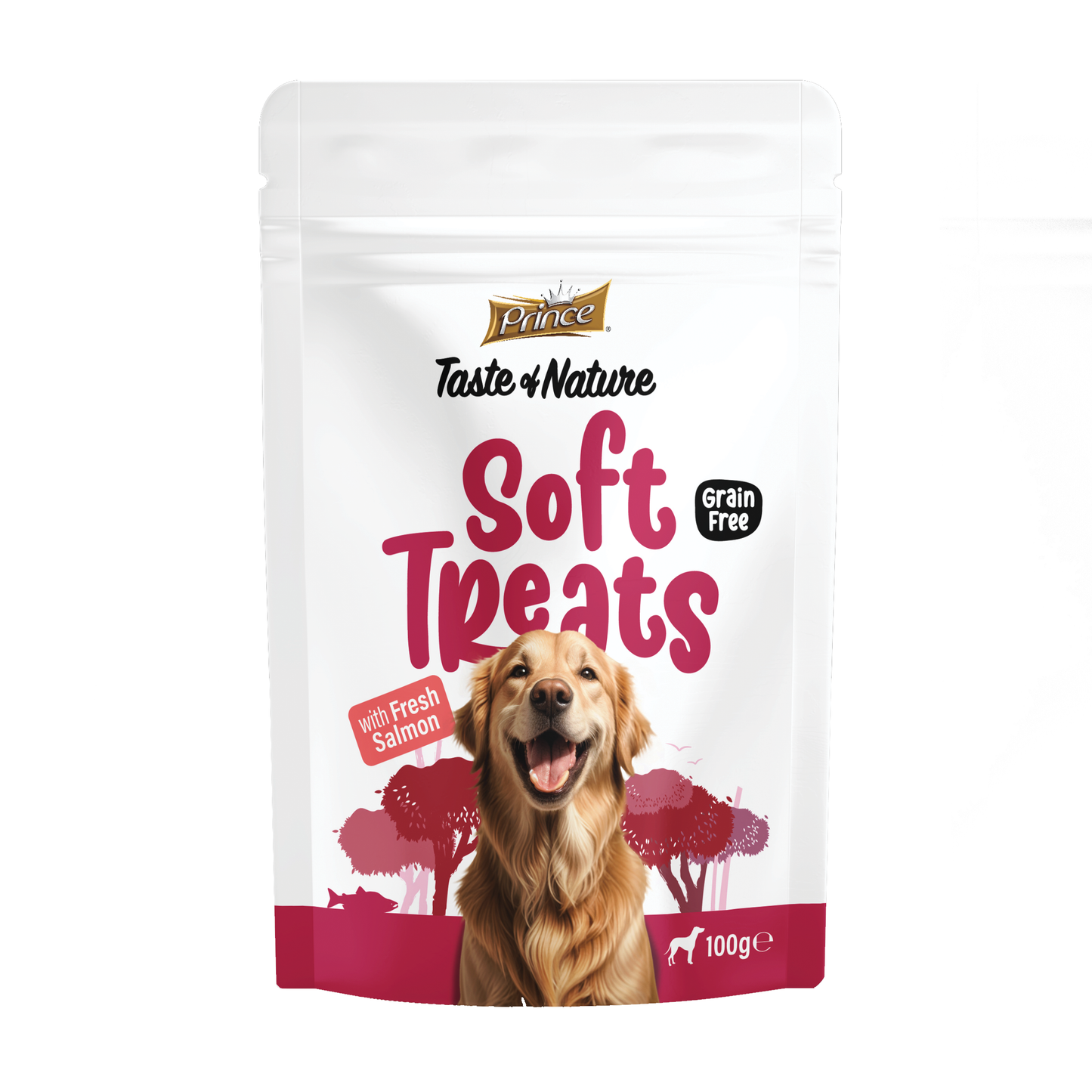 PRINCE Soft Treats with Fresh Salmon