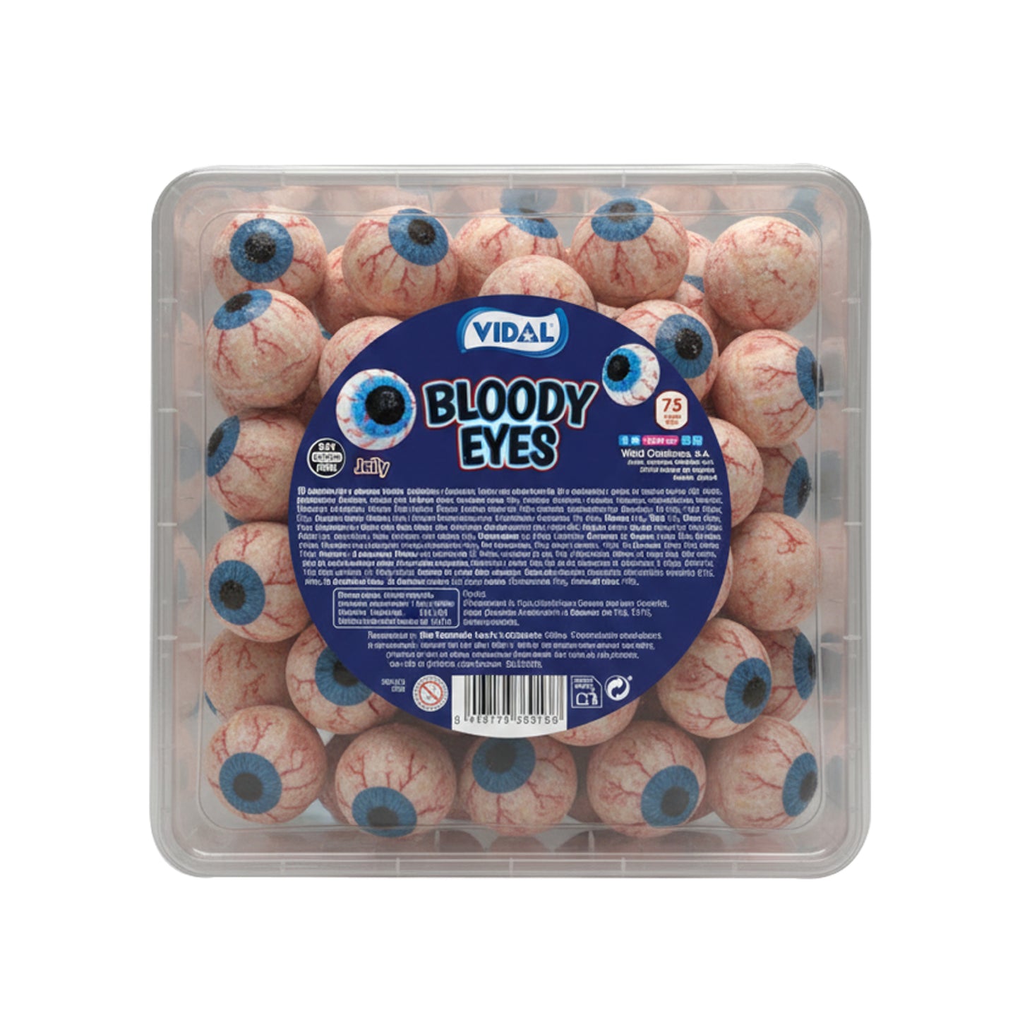 VIDAL Bloody Eyes: Sweet fruity flavored jelly gummies - 75 Pieces per pack