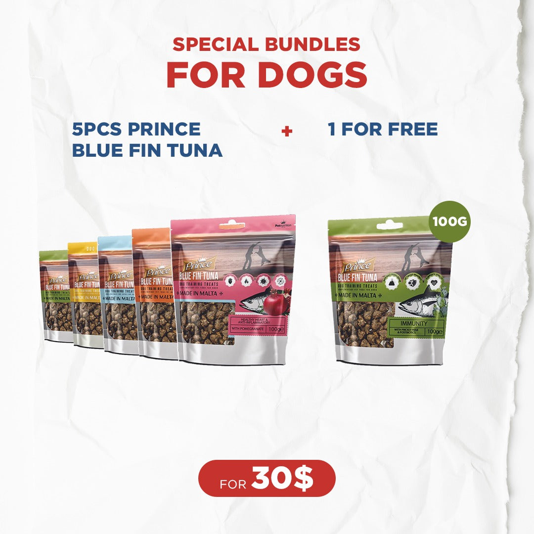 Dog Bundle Offer: 6 Prince Blue Fin Tuna (100g)