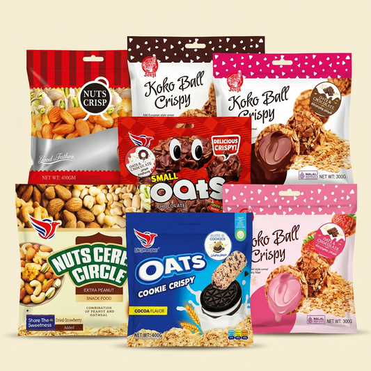 All six snack bags together