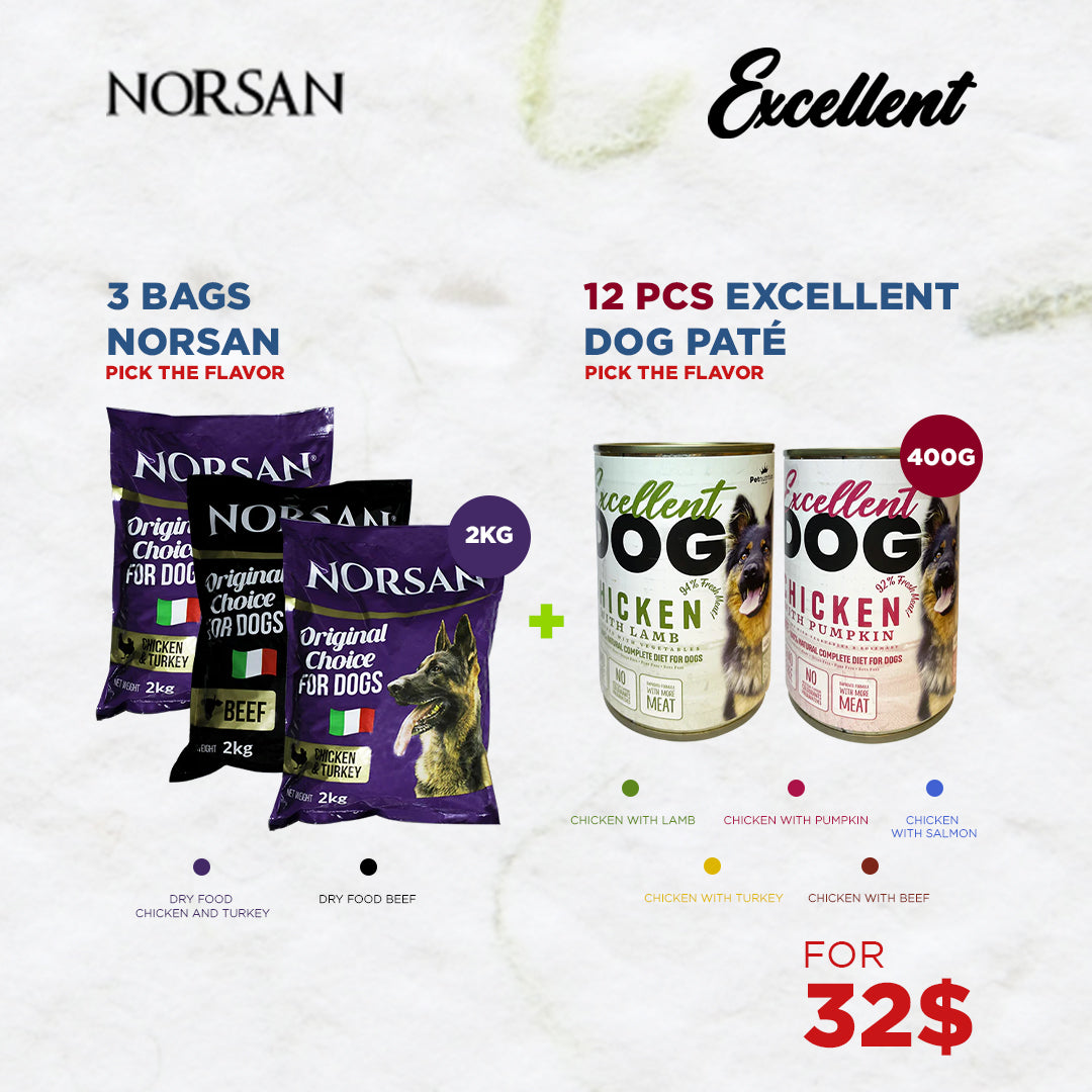 Norsan Dry Food + Excellent Pate Offer
