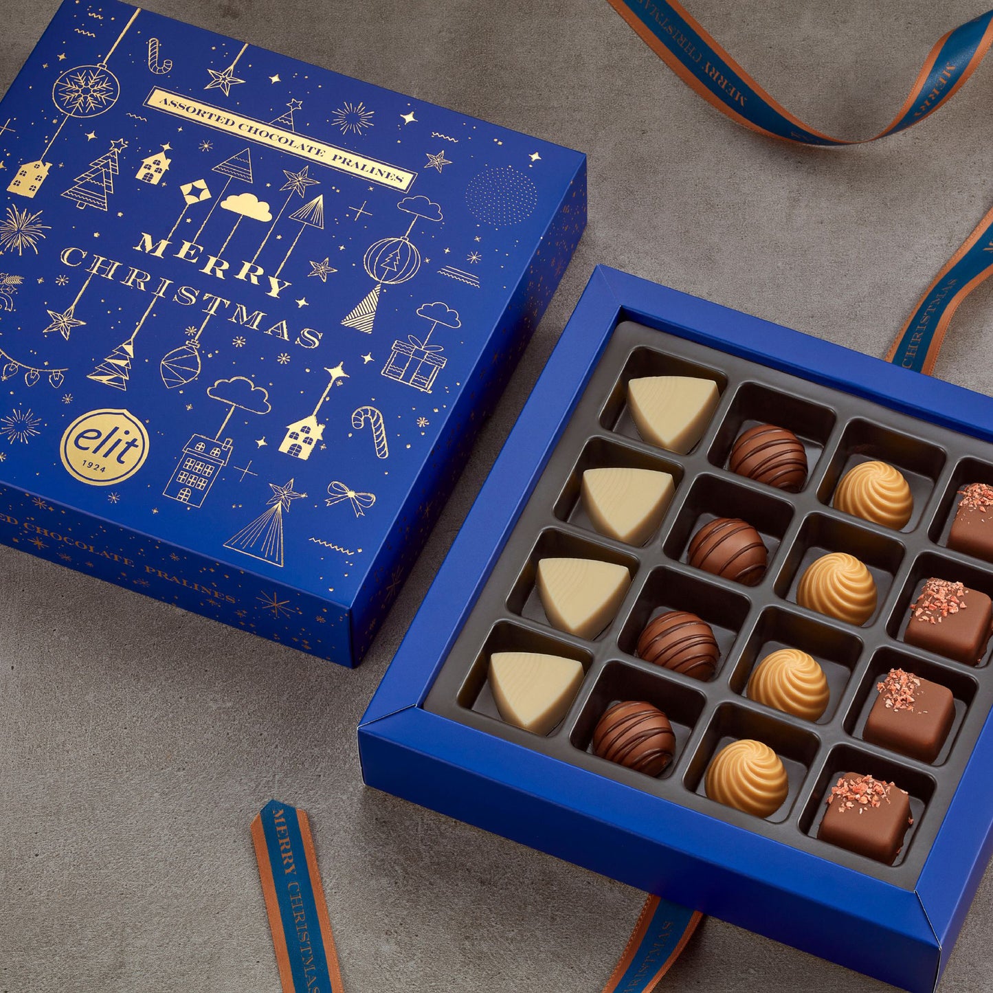 ELIT Merry Christmas Blue Box