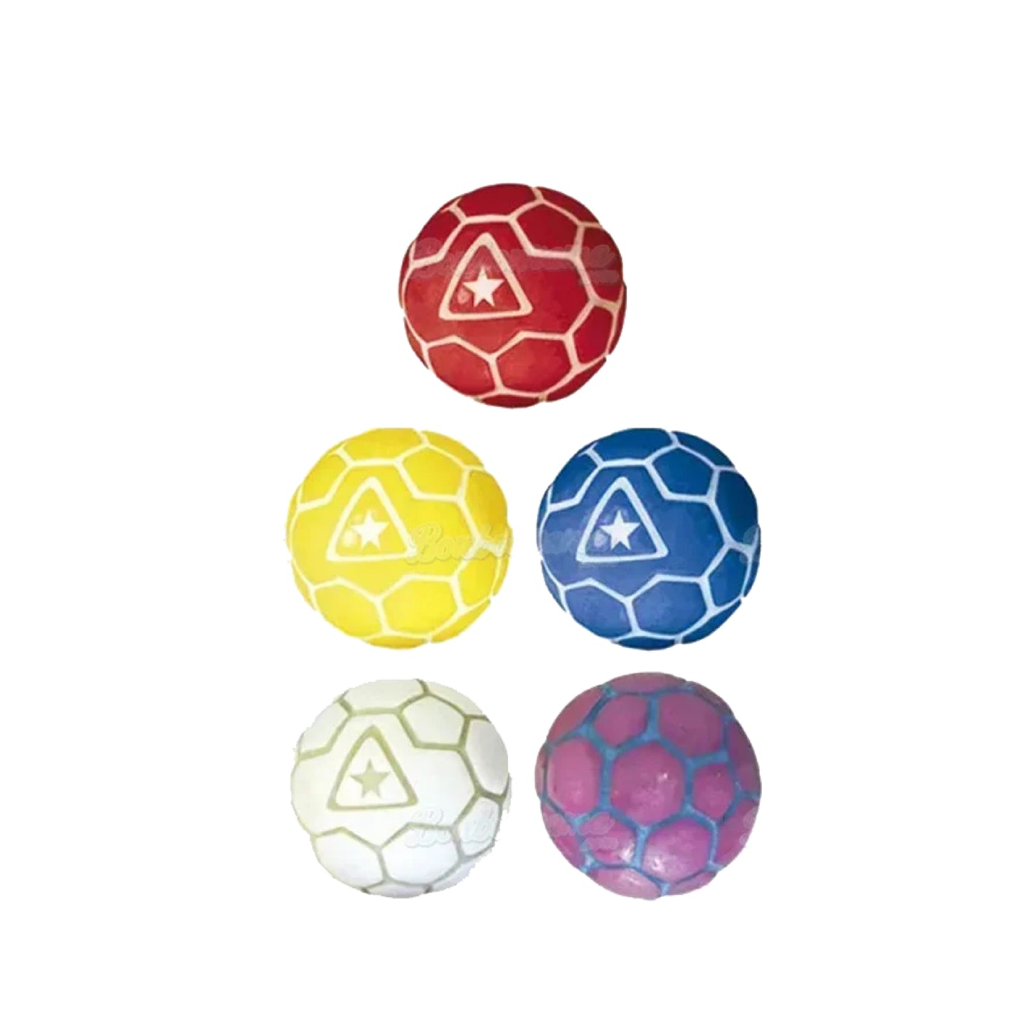 VIDAL Football: Soccer ball Shaped fruit flavored Bubble Gum - 150 Pieces per pack