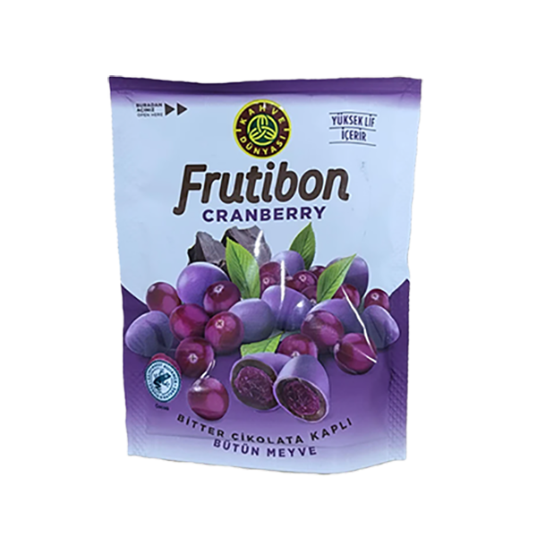 Kahva Dunyasi Fruitbon Cranberry 50grs*12pcs