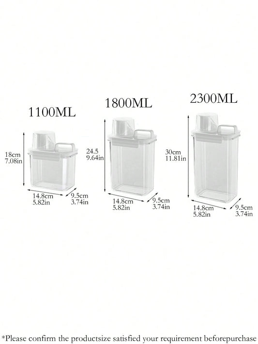 Pet Food Storage Container - Large Capacity with Measuring Lid & Carry Handle
