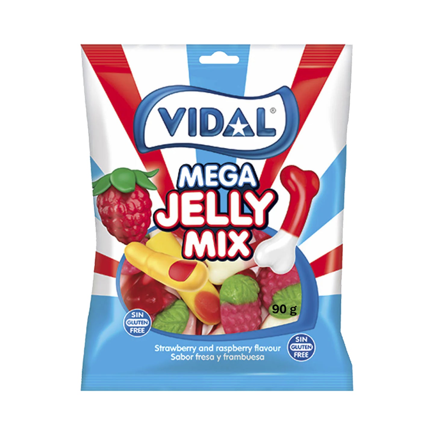 VIDAL Mega Jelly Mix Halal & Gluten Free (90g)