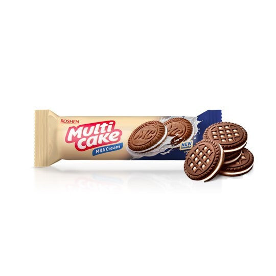 ROSHEN Multi Cake sugar cookies with Cream filling (180g)