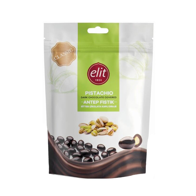 ELIT Dragee Pistachio covered in Dark Chocolate (125g)
